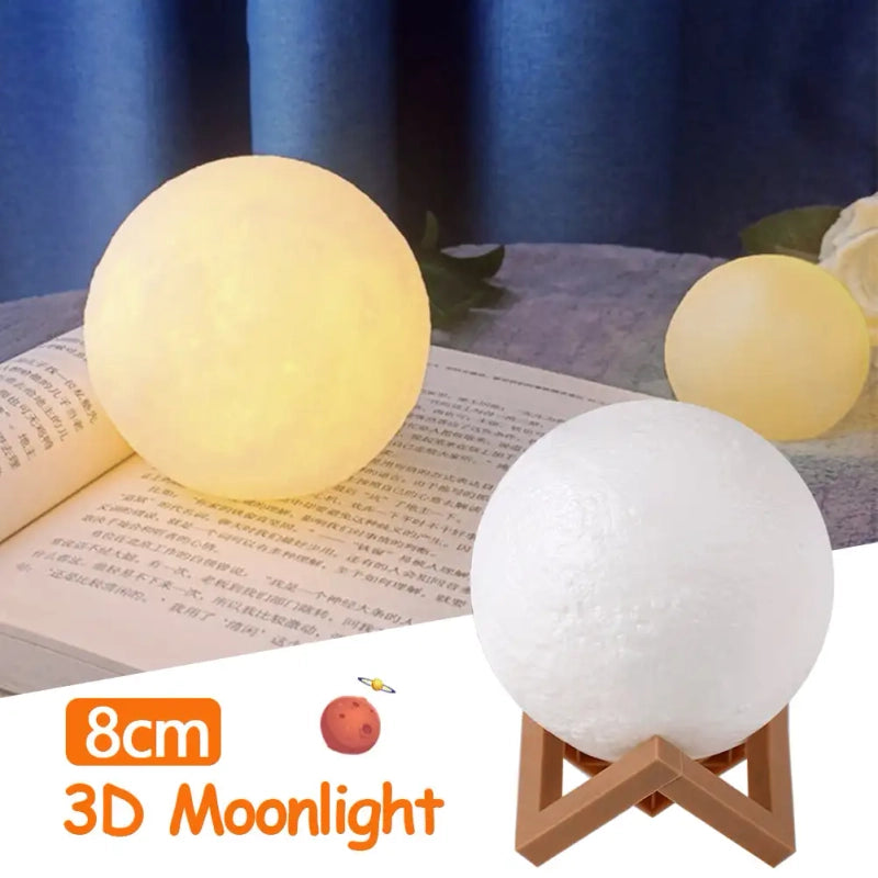 3D Moon Lamp Light